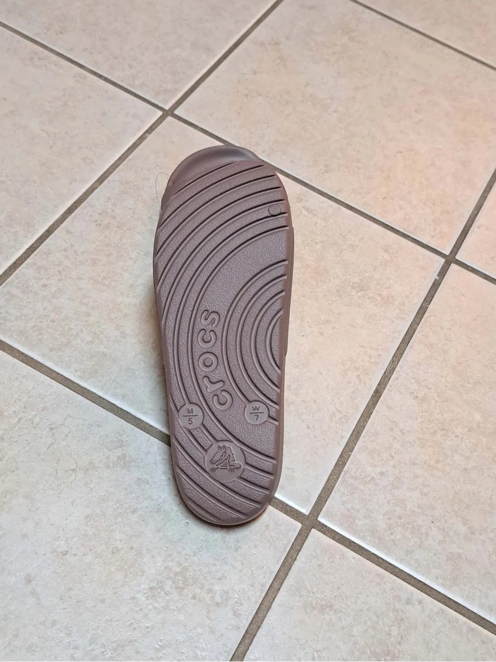 CROCS Brown Slide Sandals